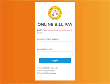 Tablet Screenshot of payments.rivierautilities.com